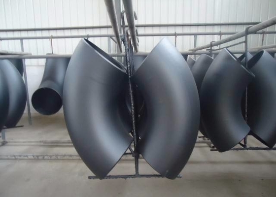 15mm ถึง 1220mm เหล็กก้นเชื่อมข้อศอก Astm A234 Sch 40 90 Degree