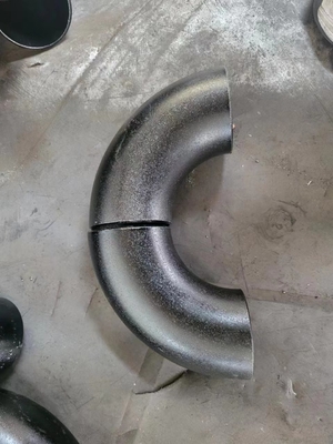 ANSI B16.9 45/60/90/180 องศาข้อต่อท่อข้อศอกเหล็กกล้าคาร์บอน Forged A234wpb