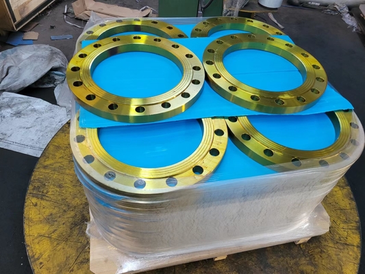 ข้อต่อประเภทแหวนหลอมเหล็กคาร์บอน 1500LB หน้าแปลนตาบอดสำหรับงานก่อสร้าง