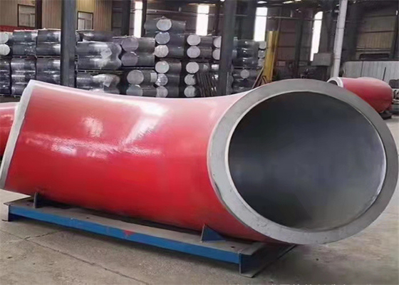 ข้อศอกเหล็กกล้าคาร์บอน 1.5d รัศมียาว 90 องศา Asme Astm A234 Wpl6