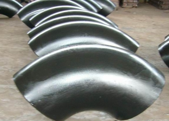 Astm A403 / A403m ข้อศอกเชื่อมเหล็ก Wp304 Wp316 รัศมียาว 6 '' Sch80
