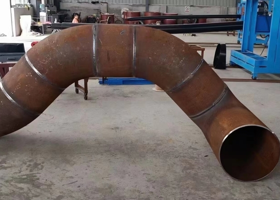 Sch160 ท่อเหล็กคาร์บอนข้อศอก Astm B16.9 รัศมียาว 180 องศา Din 2605 St35.8 Welding