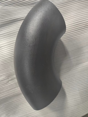 Jis Standard Mild Steel Elbow Butt Welded Pipe Fittings ภาพวาดสีดำ Q235