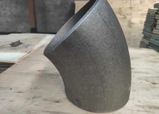 94&quot; Ansi B16.9 Cs Elbow Butt Welded รัศมีสั้นไม่มีรอยต่อ Sch40 45 Degree