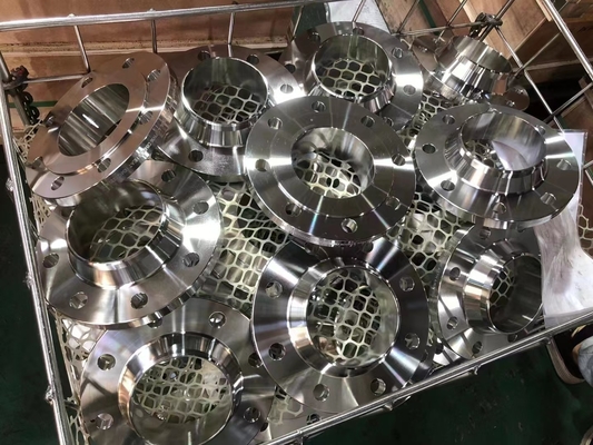 OEM ASTM A105carbon Steel Forged Flanges SCH80 พื้นผิวน้ำมันกันสนิม