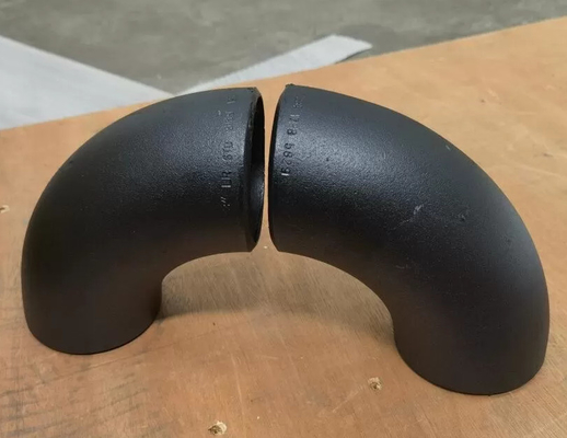 8 "1.5d 90 Degree Steel A234 Elbow Wpb ข้อต่อท่อเชื่อมสีดำ