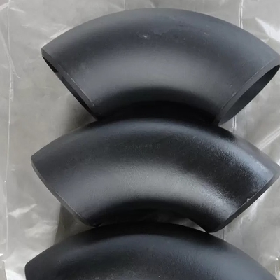 A234 WPB ข้อต่อท่อเชื่อมชน 90 องศา SCH80 1-1 / 2 '' ศอกท่อรัศมียาว