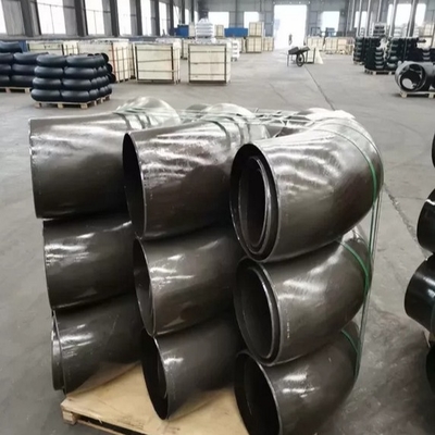 A234 WPB ข้อต่อท่อเชื่อมชน 90 องศา SCH80 1-1 / 2 '' ศอกท่อรัศมียาว