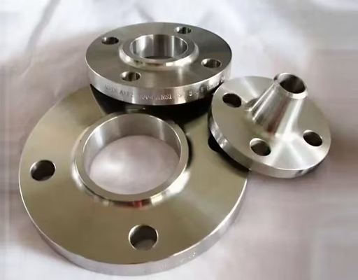 ASME B16.5 หน้าแปลนเหล็กคาร์บอนตาบอด SCH40 SCH80 ASTM A105