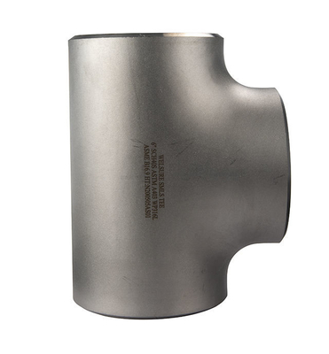 Sch10 Butt Weld Reducing Tee SS304 SS316L สแตนเลสสตีลเท่ากับที