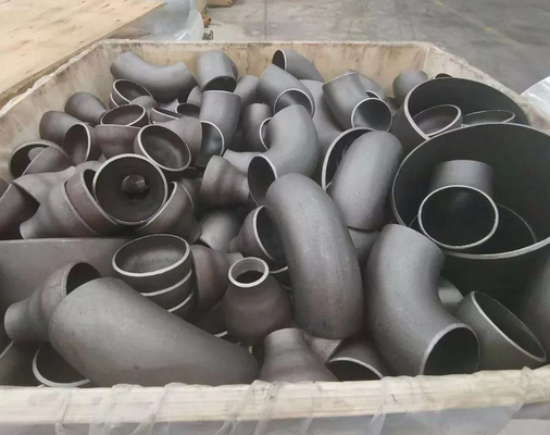 A234 WPB ข้อต่อท่อเชื่อมชน 90 องศา SCH80 1-1 / 2 '' ศอกท่อรัศมียาว