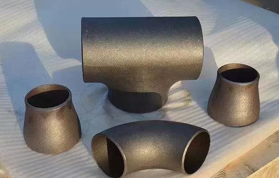 ISO3419 เหล็กกล้าคาร์บอน 304 Buttweld Fitting DIN2605-1 EN10253-1 Butt Weld Reducing Tee