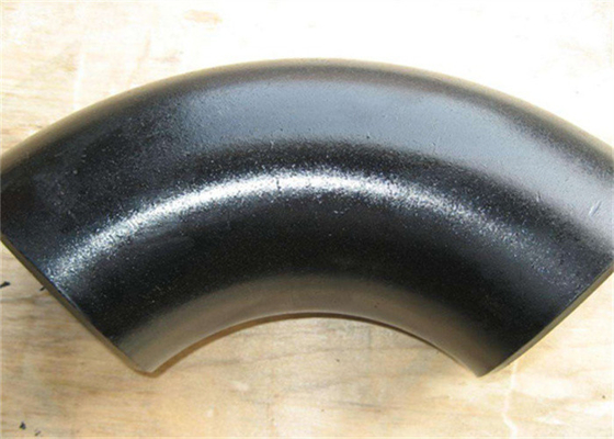 STD ANSI Sch40 CS ท่อข้อศอกยาวรัศมีรัศมีสั้นสีดำ