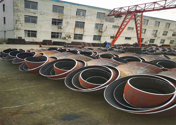 ก้นเชื่อมเหล็กคาร์บอนข้อศอก EN 10253-2 ASTM A420 WPL6 ข้อต่อท่อ Buttweld