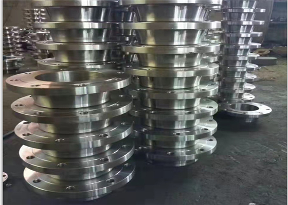 PED API 16mn หน้าแปลนเชื่อมชนหลอม ASTM 10mm 100mm Round