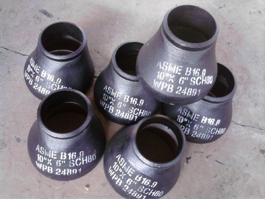ฟิตติ้งลดท่อเหล็กกดร้อน SCH20 ปลายเอียงป้องกันสนิม