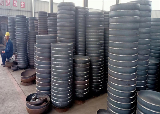 SCH 80 A234 WPB Cap STD XS เพ้นท์สีดำ 1 นิ้ว 2 นิ้ว