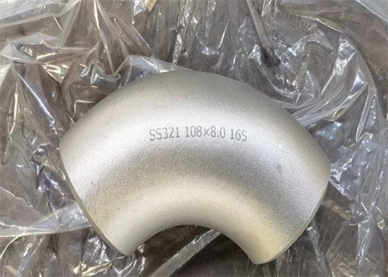 ASTM A403 WP304 ข้อศอก 90 องศาสแตนเลสขนาด 6 นิ้ว SCH20