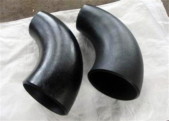 STD ANSI Sch40 CS ข้องอท่อ รัศมียาว รัศมีสั้น สีดำ
