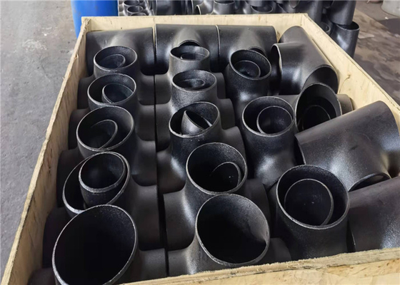 ของแท้ A420 WPL6 เหล็กกล้าคาร์บอนตี๋ปลอมแปลงก้นรอยลด Tee 50mm 100mm
