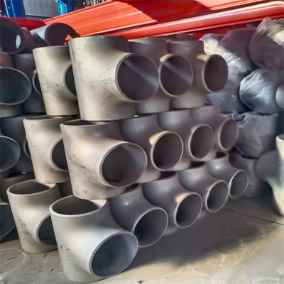 STD TP316L ข้อต่อท่อเหล็กกล้าไร้สนิมหลอม 3 ทาง DN15-DN1200