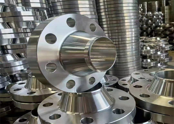 EN1092-1 T11B หน้าแปลนเหล็กหลอม ASTM A182 Stainless Steel