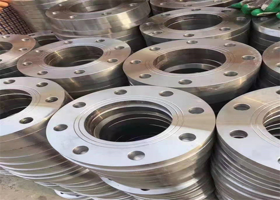 EN1092-1 T11B หน้าแปลนเหล็กหลอม ASTM A182 Stainless Steel
