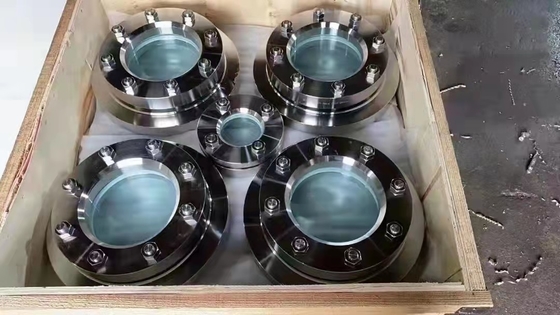 หน้าแปลนเหล็กเคลือบแล็กเกอร์ใส 15mm-1220mm ใบเหล็กคาร์บอนบนหน้าแปลน