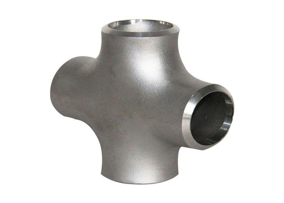 ASME B16.9 สแตนเลสสตีล Tee Cross UNS32750 8 นิ้ว Butt Welded
