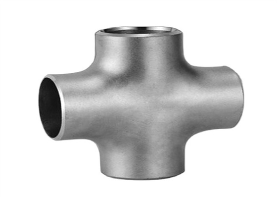 ASME B16.9 สแตนเลสสตีล Tee Cross UNS32750 8 นิ้ว Butt Welded
