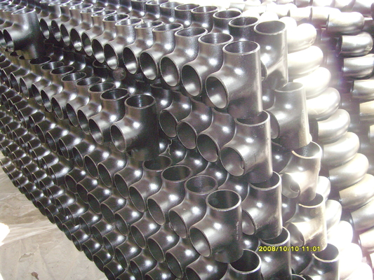 ASME B16.9 ฟิตติ้ง Tee สแตนเลส 2 นิ้ว SS316L SS Pipe Tee