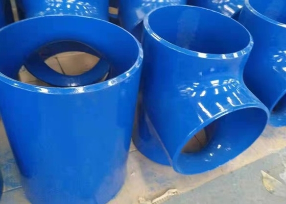ASTM A234 เหล็กกล้าคาร์บอนเท่ากับ Tee ST35.8 แก๊สปิโตรเลียม Sch160