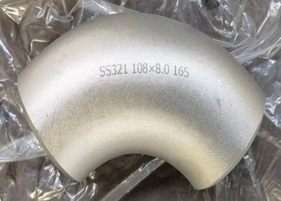 SS316L 304 สแตนเลส 90 องศาข้อศอก Sch20 12X18Н10Т