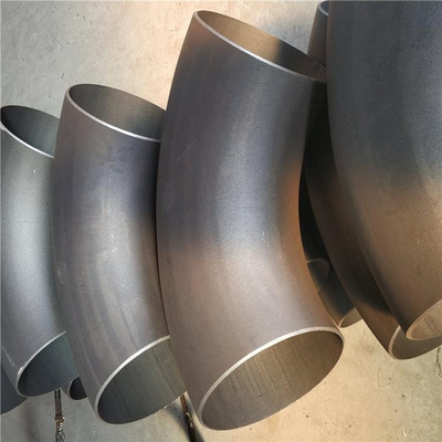 ข้อศอกเหล็กกล้าคาร์บอน STD แบบไม่มีรอยต่อ Astm A234 Wpb 8 นิ้ว